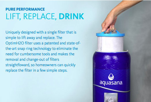 lift replace drink Optimh2o Reverse Osmosis + Claryum