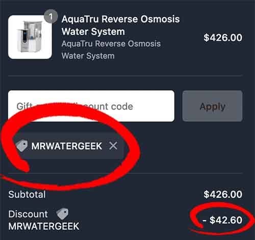 AquaTru Coupon Code AquaTru Coupon Code | Distilled Water Brands