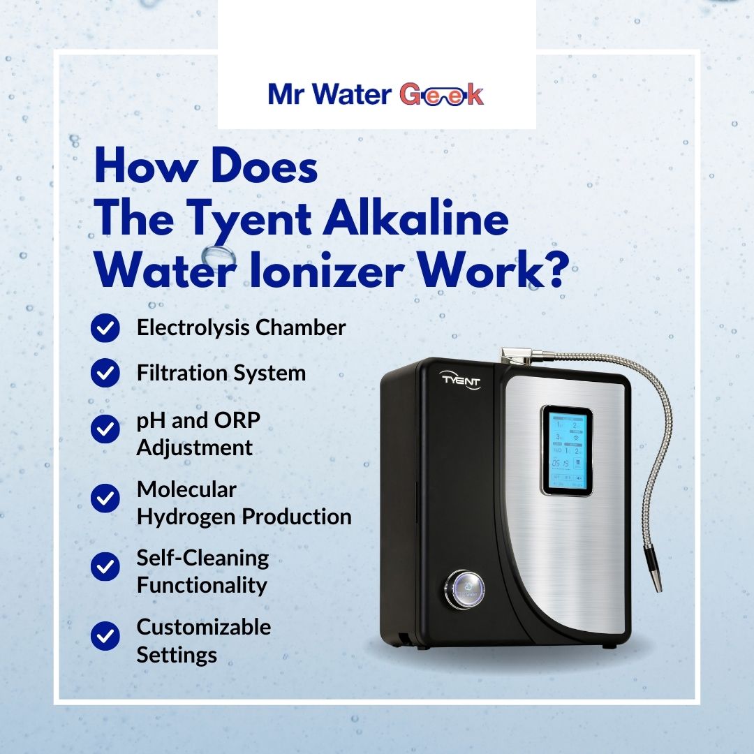 how does the tyent alkaline water ionizer work how does the tyent alkaline water ionizer work