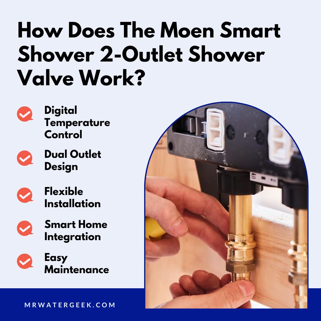 moen smart shower 2 outlet shower valve how does the moen smart shower 2 outlet shower valve work